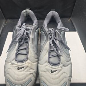 Nike Men's Gray and Blue‎ Sneakers